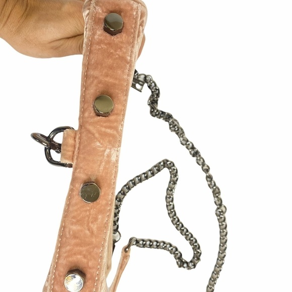 Rebecca Minkoff Mini Mac Velvet Convertible purse - Picture 9 of 10